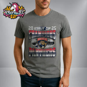 Florida Panthers The Champions NHL Stanley Cup 2025 Champions Victory Arch Unisex T-Shirt