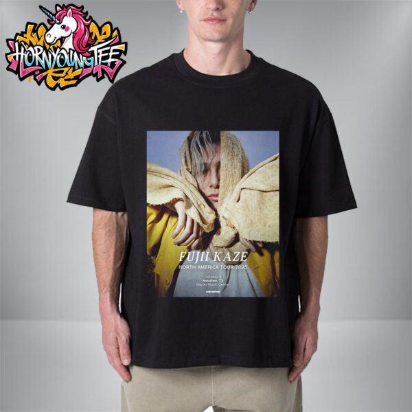 Fujii Kaze North America Tour 2025 At Bayou Music Center On October 8 2025 In Houston TX Unisex T-Shirt