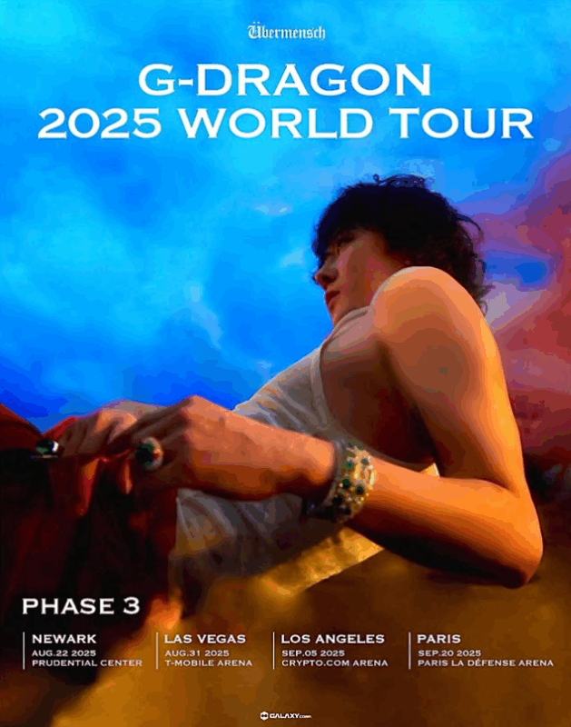 G Dragon 2025 World Tour Ubermensch Poster Phase 3 On August 2025