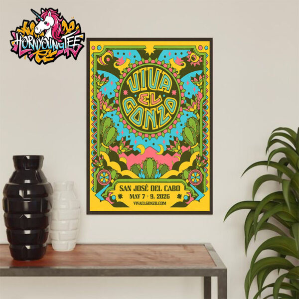 Goose The Band At Viva El Gonzo Chapter 2 On May 7-9 2025 In San José Del Cabo Poster Home Decor Canvas