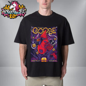 Goose The Band Venue Poster At Jacobs Pavilion 2 Nights On June 19-20 2025 In Cleveland OH Unisex T-Shirt