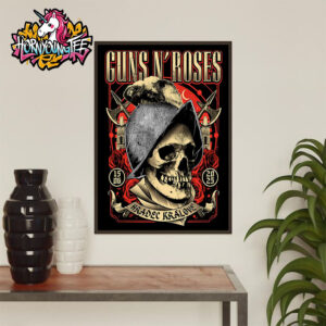 Guns N Roses Concert Poster In Czechia On June 15 2025 At Hradec Kralove Poster Home Decor Canvas