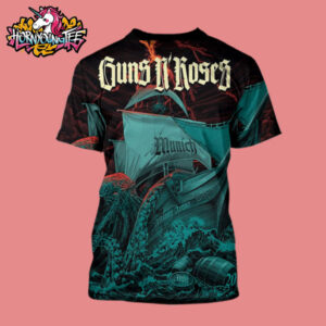 Guns N Roses Munich Poster Show At Allianz Arena On June 20 2025 In Munich All Over Print Shirt
