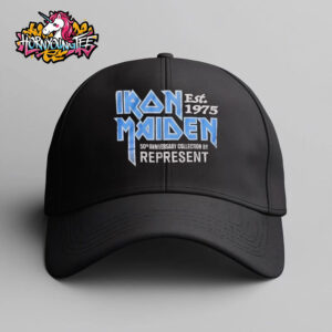 Iron Maiden x Represent 50 Anniversary Collection By Represent Black Hat Cap
