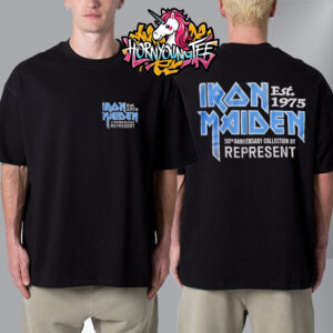 Iron Maiden x Represent 50 Anniversary Collection By Represent Unisex T-Shirt Two Sides