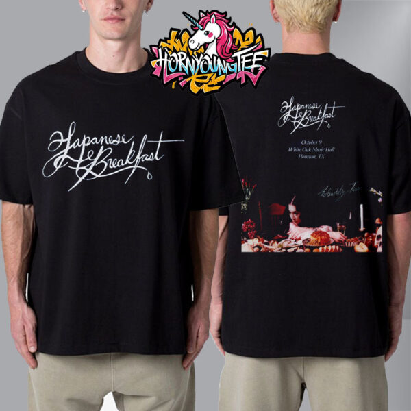 Japanese Breakfast Music Show At White Oak Music Hall On October 9 2025 Houston TX Unisex T-Shirt Two Sides