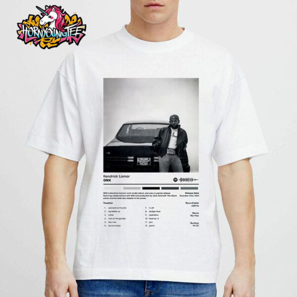 Kendrick Lamar GNX Album Merchandise Tee Unisex T-Shirt