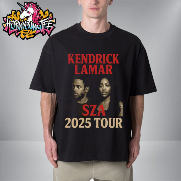 Kendrick Lamar x SZA Tour 2025 Grand National Tour Unisex T-Shirt