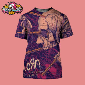 KoRn Band Venue Poster At Hellfest Open Air Festival On June 19 2025 In Rock City All Over Print Shirt