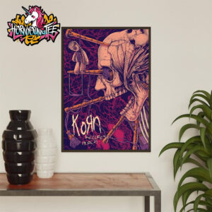 KoRn Band Venue Poster At Hellfest Open Air Festival On June 19 2025 In Rock City Poster Home Decor Canvas