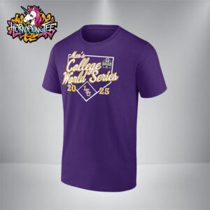 LSU Tigers 2025 NCAA Baseball Men’s College World Series Bullpen Ace Unisex T-Shirt