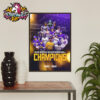 NBA Finals OKC Thunder vs Indiana Pacers Game 1 Starts On June 5 2025 Official Poster Poster Home Decor Canvas