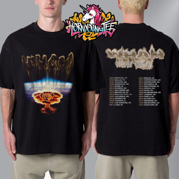 Lil Baby Nuclear WHAM World Tour 2025 Explosion Schedule Tour Dates Unisex T-Shirt Two Sides