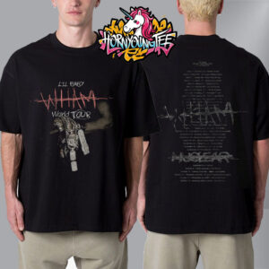 Lil Baby WHAM Nuclear World Tour 2025 Chains Merch Tee Schedule Tour Dates Unisex T-Shirt Two Sides