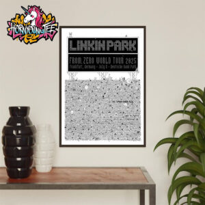 Linkin Park At Deutsche Bank Park On July 8 2025 In Frankfurt Germany From Zero World Tour 2025 Poster Home Decor Canvas