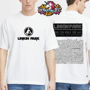 Linkin Park At Deutsche Bank Park On July 8 2025 In Frankfurt Germany From Zero World Tour 2025 T-Shirt Two Sides