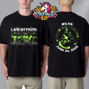 Linkin Park At I-Days Festival From Zero World Tour 2025 On June 24 2025 In Milan Italy Unisex T-Shirt Two Sides
