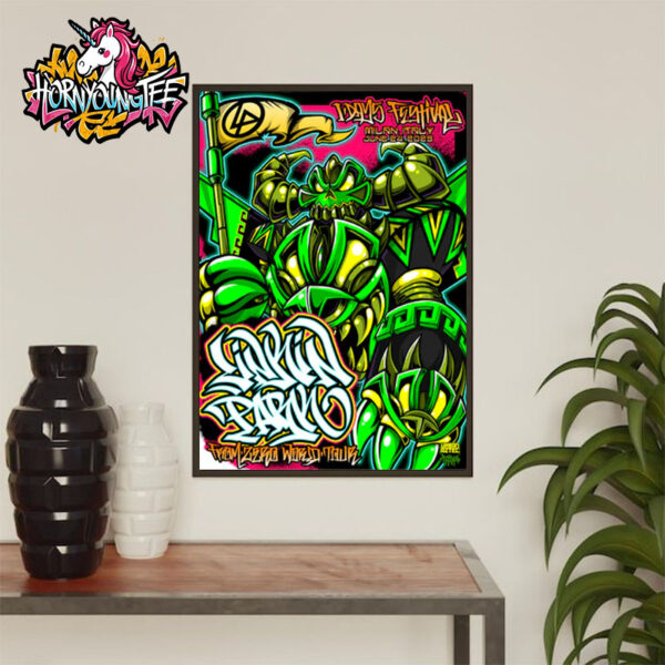 Linkin Park At SNAI La Maura Hippodrome On June 24 2025 In Milan Italy From Zero World Tour 2025 Poster Home Decor Canvas