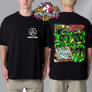 Linkin Park At SNAI La Maura Hippodrome On June 24 2025 In Milan Italy From Zero World Tour 2025 Unisex T-Shirt Two Sides