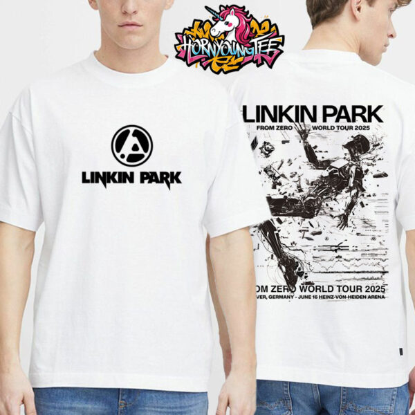 Linkin Park From Zero World Tour 2025 At Heinz Von Heiden Arena On June 16 2025 In Hanover Germany T-Shirt Two Sides