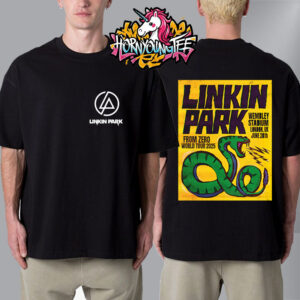 Linkin Park From Zero World Tour 2025 At Wembley Stadium On June 28 2025 In London UK Unisex T-Shirt Two Sides