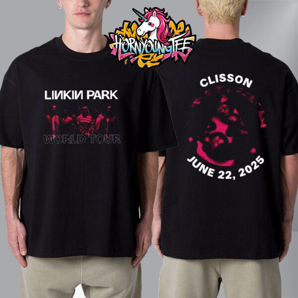 Linkin Park From Zero World Tour 2025 Hellfest Merchandise Tee On June 22 2025 In Clisson France Unisex T-Shirt Two Sides