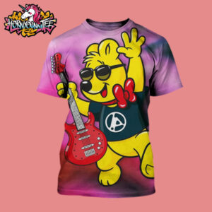 Linkin Park x Haribo From Zero World Tour 2025 Pooh Bear Art All Over Print Shirt