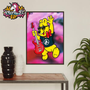 Linkin Park x Haribo From Zero World Tour 2025 Pooh Bear Art Poster Home Decor Canvas
