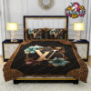 Louis Vuitton And Supreme Black And Red Lips Duvet Cover Comforters Bedding Sets
