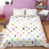 Louis Vuitton Logo LV Dark Chocolate Colors Comforter Bedding Sets