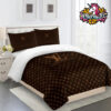 Louis Vuitton Logo LV Colorful Rainbow Monogram Comforter Bedding Sets