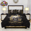 Louis Vuitton And Supreme Black And Red Lips Duvet Cover Comforters Bedding Sets
