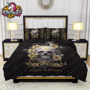 Louis Vuitton Skull Monogram Luxury Duvet Cover Comforter Bedding Sets