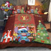 Louis Vuitton Brown Multi Logo Comforter Bedding Sets