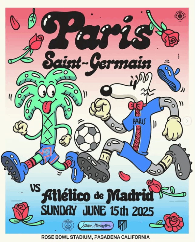 Match Day Paris Saint Germain vs Atletico de Madrid On June 15 2025 At Rose Bowl Stadium In Pasadena California