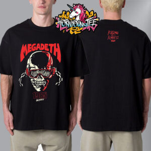 Megadeth x Half Sumo Merch Tee Anniversary 20 Years 1985 Killing Is My Business Unisex T-Shirt Two Sides