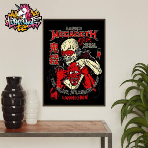 Megadeth x Half Sumo x Jiu Jitsu x Metal The Demon Strangler Drop Poster Home Decor Canvas