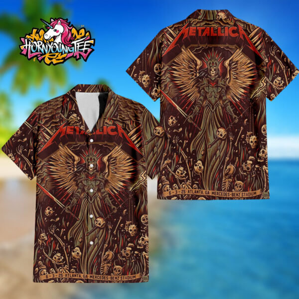 Metallica M72 Atlanta Tonight Show At Mercedes Benz Stadium On June 3 2025 In Atlanta Georgia Regular Hawaiian Shirt