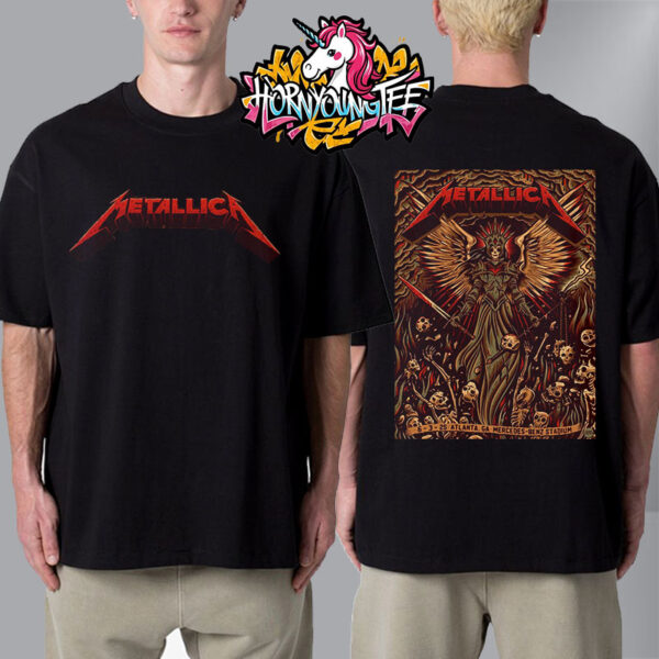 Metallica M72 Atlanta Tonight Show At Mercedes Benz Stadium On June 3 2025 In Atlanta Georgia Unisex T-Shirt Two Sides
