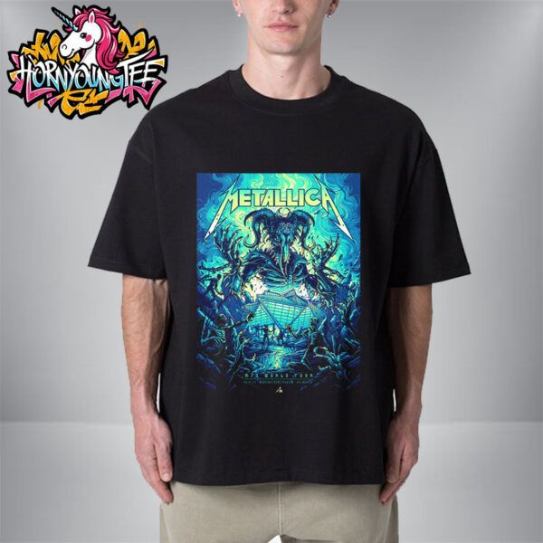 Metallica M72 Atlanta Venue Poster At Mercedes Benz Stadium In Atlanta GA On June 3 2025 M72 World Tour Unisex T-Shirt