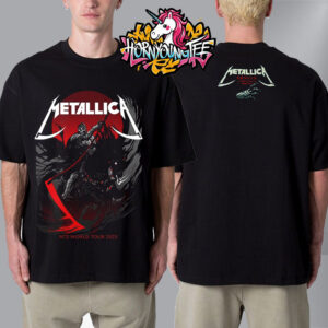 Metallica M72 Denver Exclusive Tee At Empower Field At Mile High On June 27 And 29 2025 In Denver Colorado Skull Knight Unisex T-Shirt Two Sides