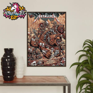 Metallica M72 Denver Night 1 At Empower Field At Mile High On June 27 2025 North America Tour 2025 Poster Home Decor Canvas