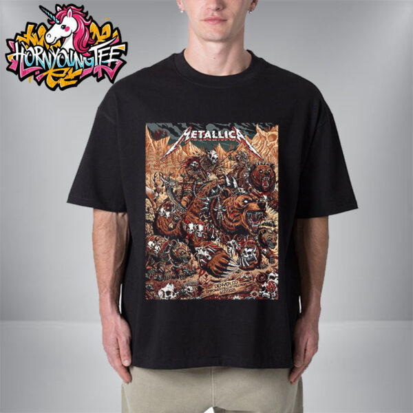 Metallica M72 Denver Night 1 At Empower Field At Mile High On June 27 2025 North America Tour 2025 Unisex T-Shirt