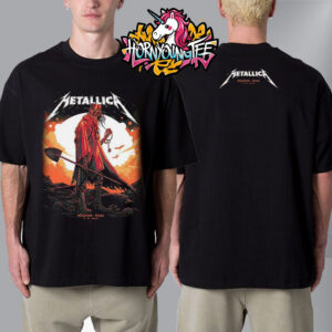 Metallica M72 Houston 2025 Merch Tee At NRG Stadium On June 14 2025 In Houston Texas Unisex T-Shirt Two Sides