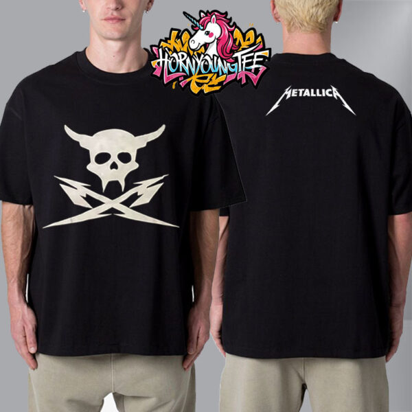 Metallica M72 Santa Clara Pop Up Shop Exclusive Merch Tee Skull Art Unisex T-Shirt Two Sides