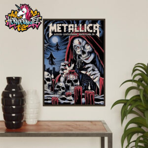 Metallica M72 Santa Clara Poster Night 2 At Levi’s Stadium On June 22 2025 In California North America Tour Poster Home Decor Canvas