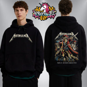 Metallica M72 Tampa 2025 Night 1 In Tampa Florida At Raymond James On June 6 2025 King Skeletons Pirates Design Black Unisex Hoodie