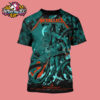 Iggy Pop Official European Tour 2025 Venue Poster Schedule Tour Dates All Over Print Shirt