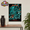 Iggy Pop Official European Tour 2025 Venue Poster Schedule Tour Dates Poster Home Decor Canvas