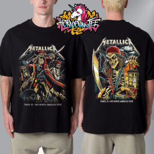Metallica M72 Tampa Poster 2 Nights At Raymond James Stadium On June 6 2025 In Tampa Florida Unisex T-Shirt Two Sides